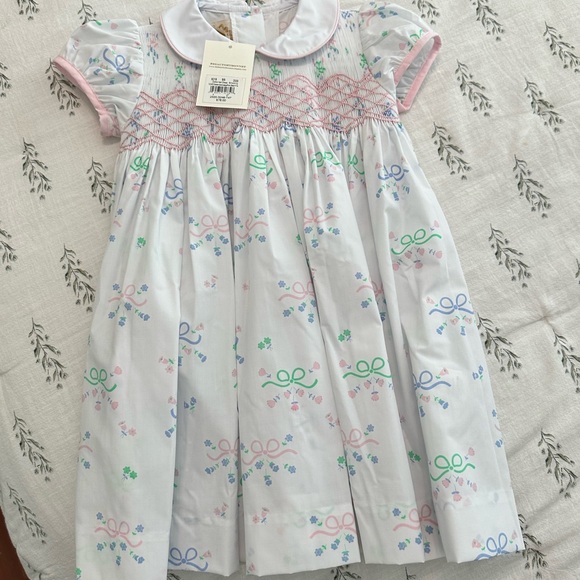 NWT Dottie Heart Smocking Grand Millennial 3T - Picture 1 of 2